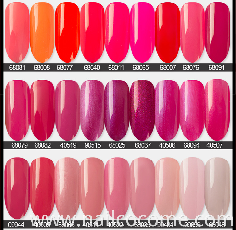 More Than 180 Fashion-Inspired Colors Private Label Gel For Nail